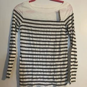 Loft long sleeve striped shirt
